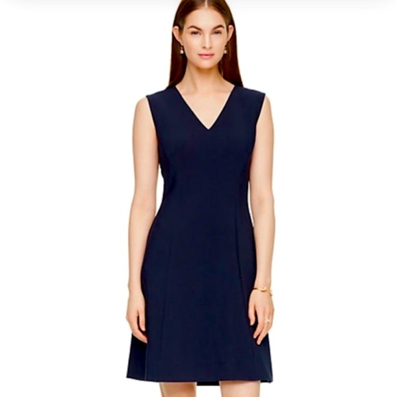 kate spade Dresses & Skirts - Kate Spade Saturday Black Classic Sleeveless Fit and Flare Shift Wool Dress